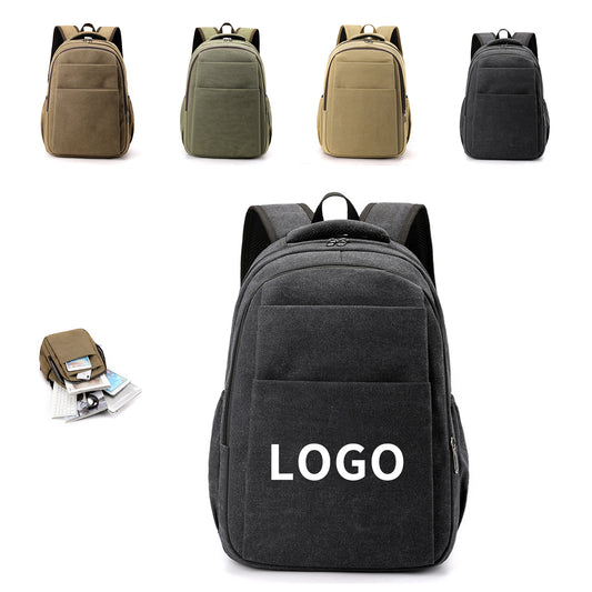 High-Density Nylon Daily and Travel Backpack - Olive Green