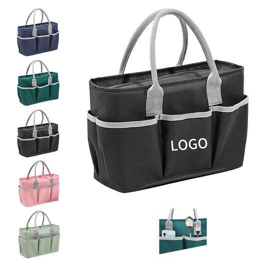 Insulated Thermal Lunch Bag with Multi-Purpose Pockets