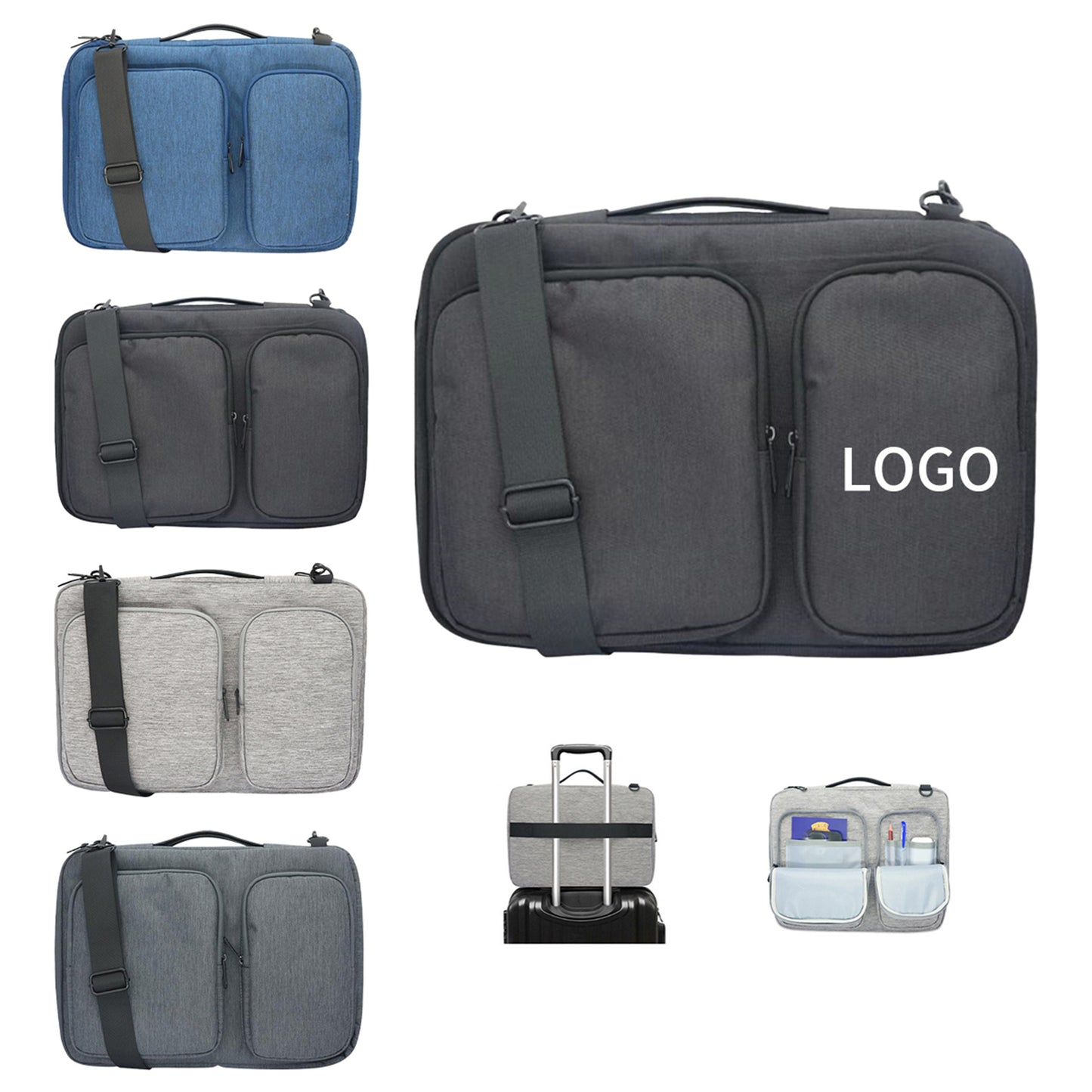 Multifunctional Laptop Shoulder Bag