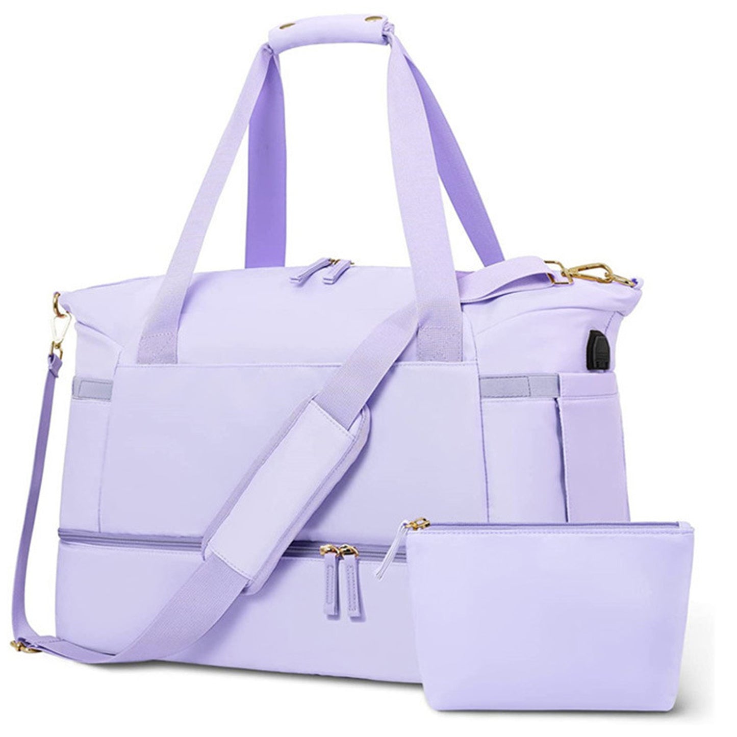 Durable Gym Bag with Wet Pocket and Shoe Compartment