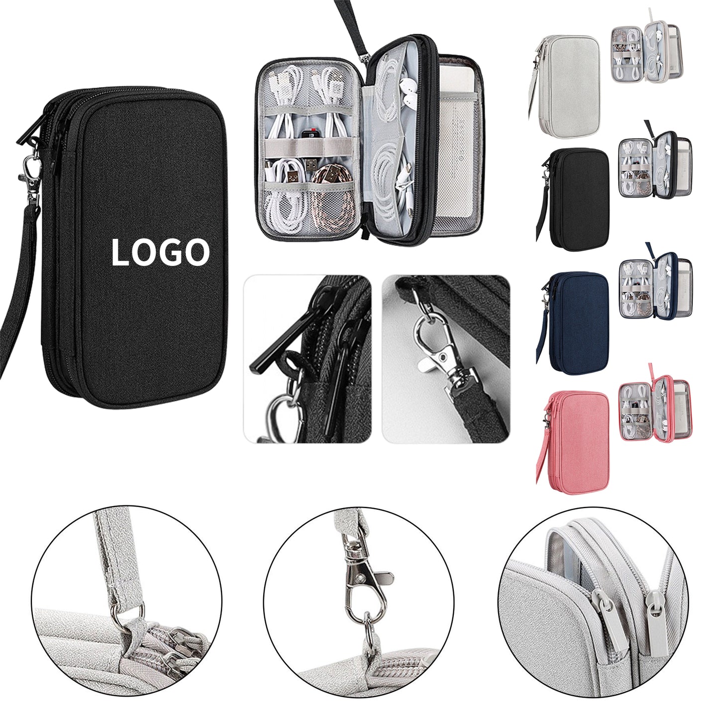 Waterproof Travel Case for Electronics Accessories