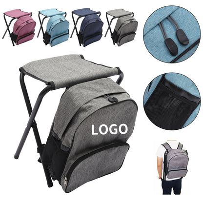 Foldable Backpack Chair with Lightweight Frame