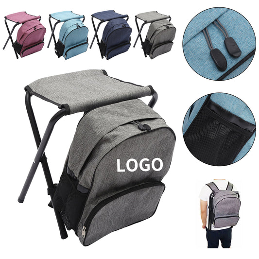 Foldable Backpack Chair with Lightweight Frame