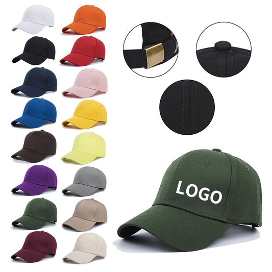 Unisex Adjustable Cotton Baseball Cap