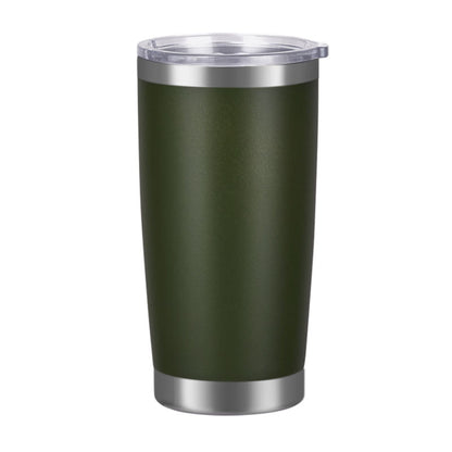 Stainless Steel Tumbler with Sliding Lid