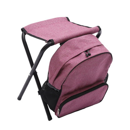 Foldable Backpack Chair with Lightweight Frame