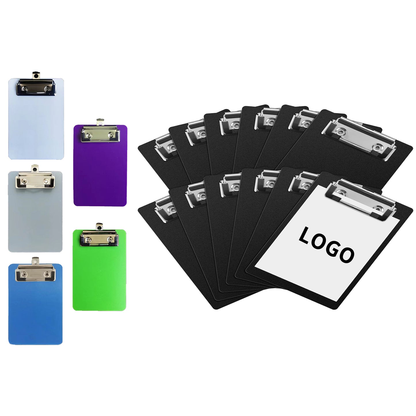 4 x 6 Inch Small Clipboards Pocket Clipboard - Black