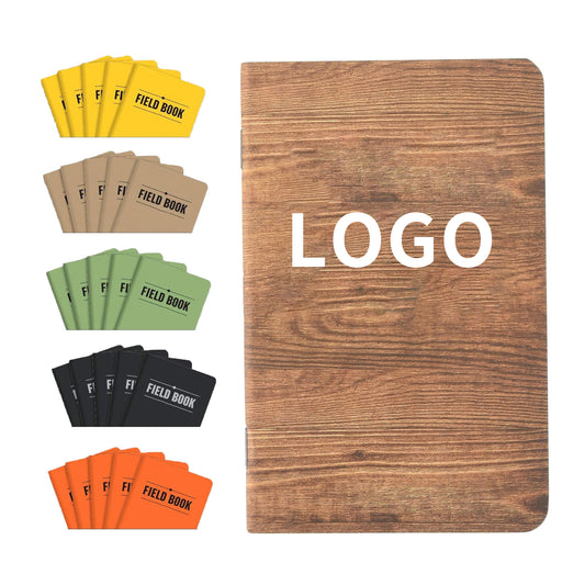 48 Pages 24 Sheets 3.5" x 5.5" Field Wood Pattern Graph Memo Book