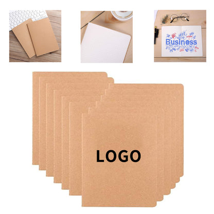 8.3 x 5.5 inch 60 Pages A5 Size Dot Grid Notebook Journals Bulk with Thick Dotted Grid Paper - Kraft