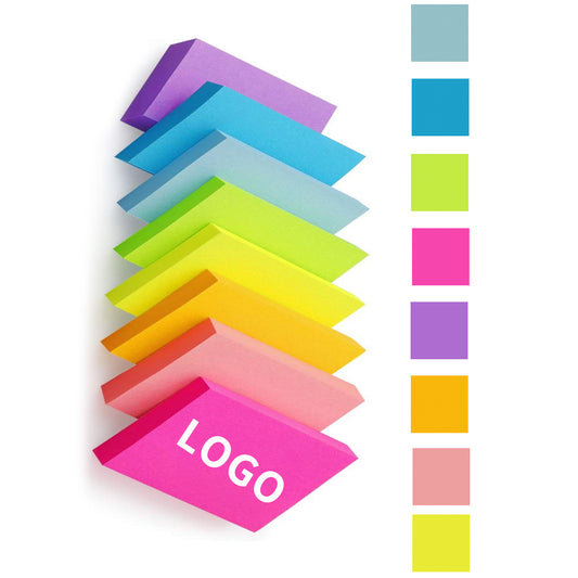 1.5 x 2 inch 100 Sheets Bright Colors Self Stick Pad - Hot Pink