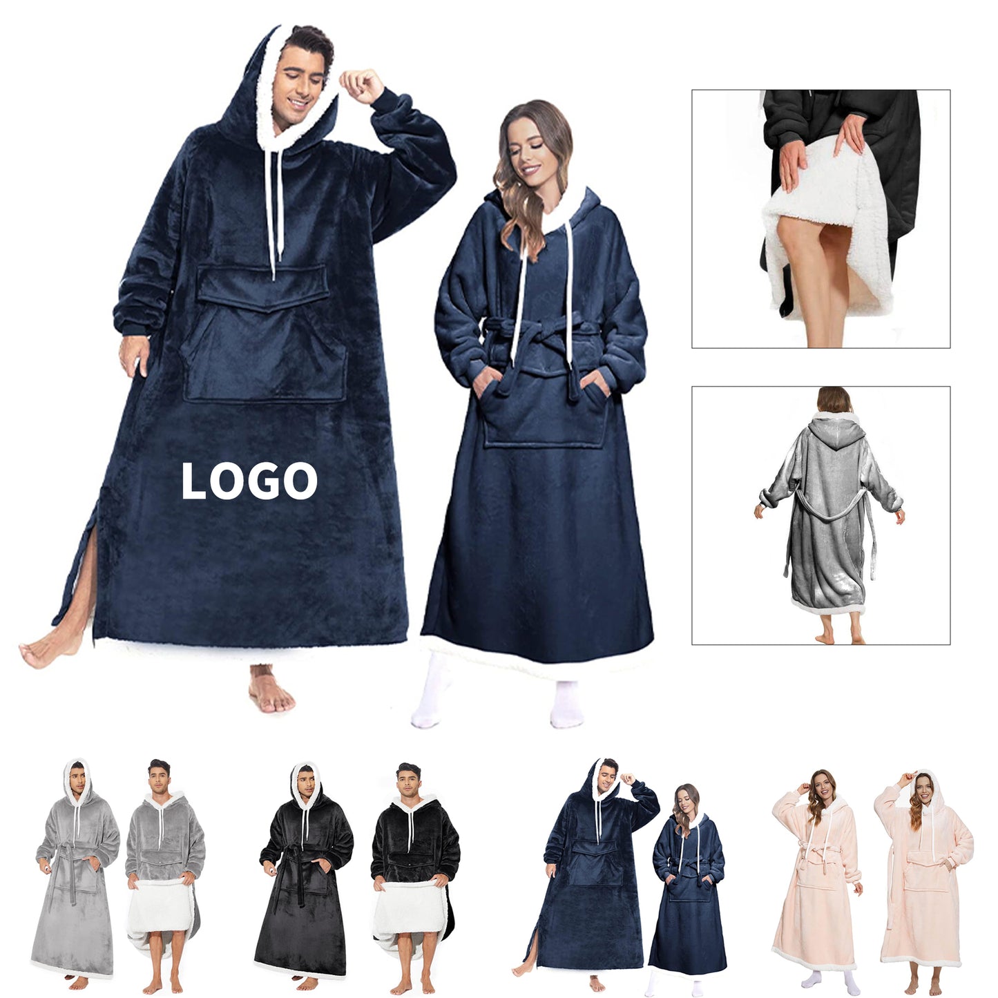 5'5'' 5'9'' Tall Long Wearable Blanket