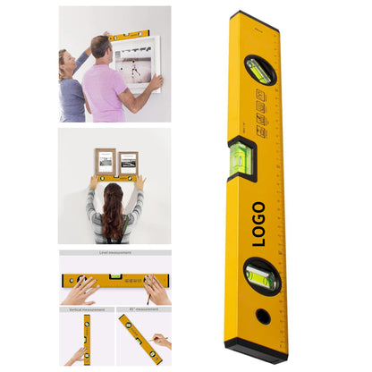 16-Inch Magnetic Torpedo Level and Ruler - Yellow