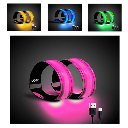 Rechargeable LED Armband Reflective Running Gear