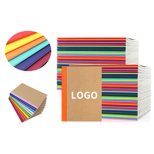 A5 Kraft Notebooks Lined Composition Notebook Journals - Green