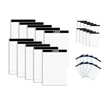 30 Sheets 4 x 6 Inch Legal Pad Notepad Small Note Pads - Black