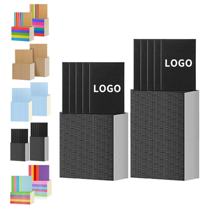A5 Soft Cover Kraft Notebooks 60 Pages Ruled Lined Journals Notebooks - Kraft