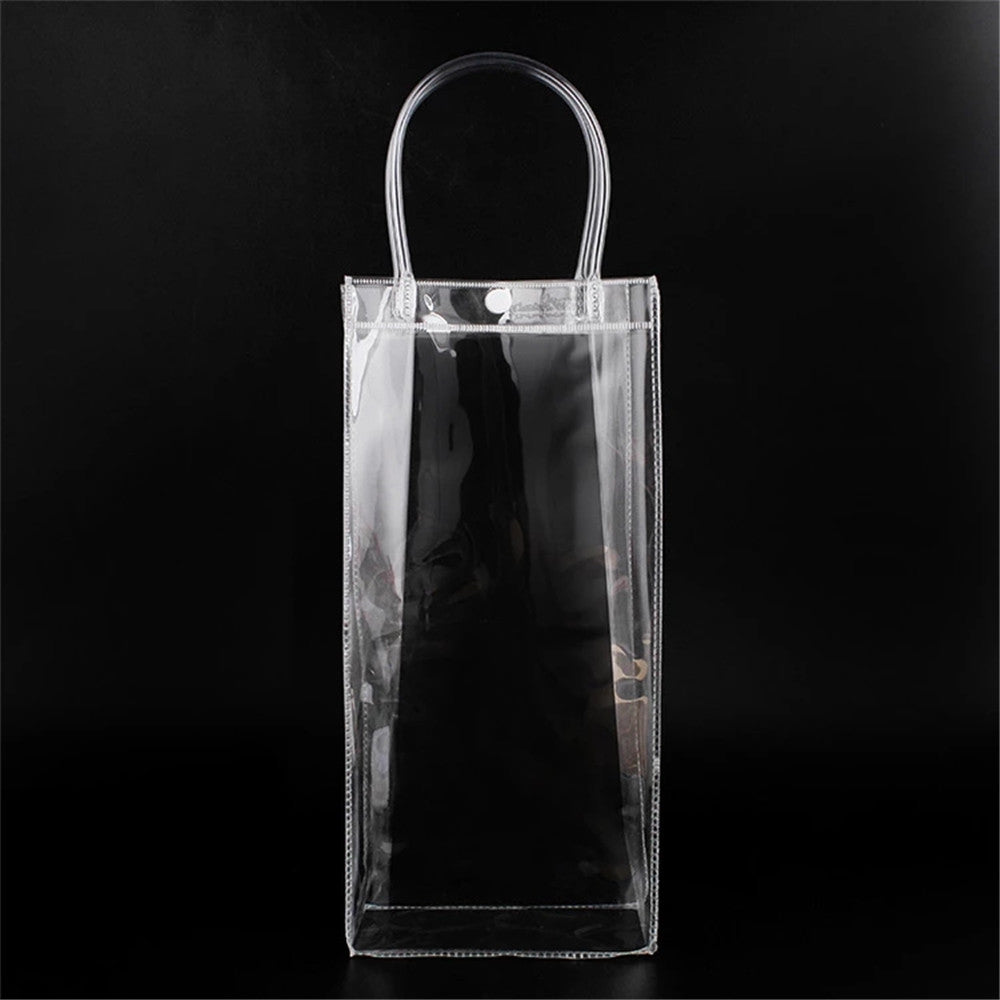 PVC Wine Tote Bag - Clear
