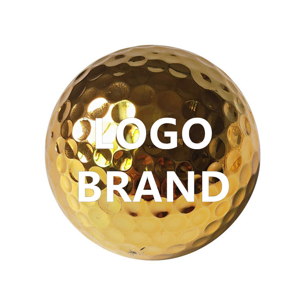 Electroplated Metallic Luster Golf Balls - Gold