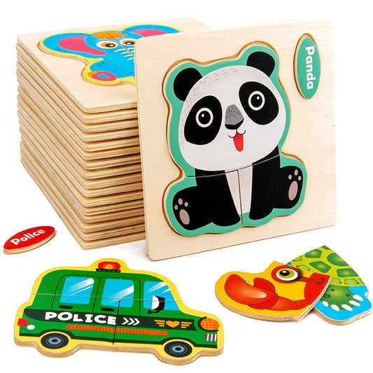 Kids Wooden Puzzles - Wood