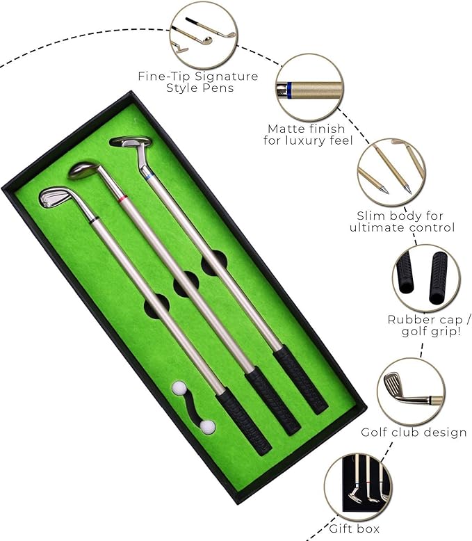 Mini Golf Desktop Game Pen Kit - Black