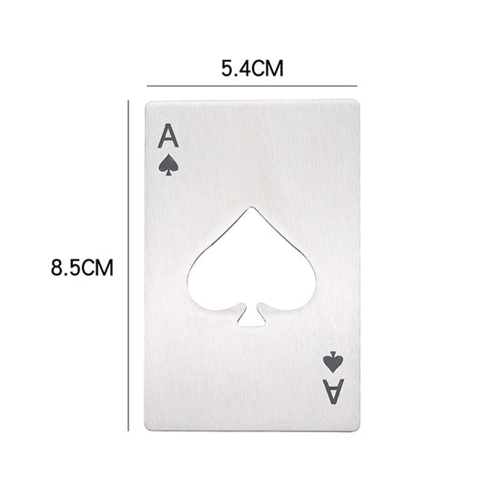Stainless Steel Poker Opener - Silver