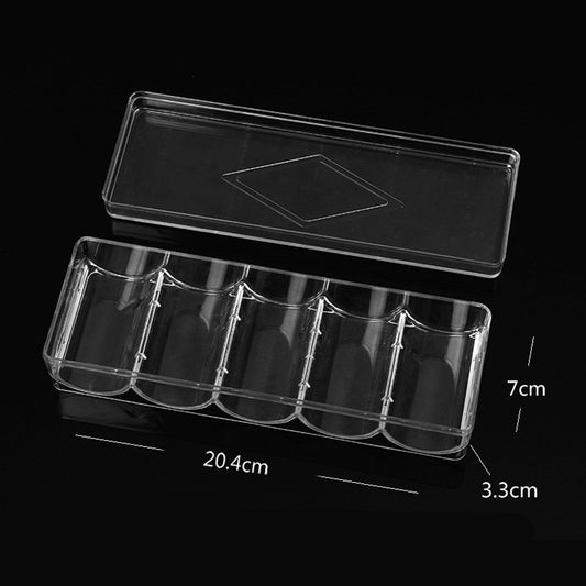 Acrylic Poker Chip Box - Transparent