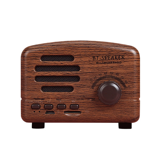Retro Radio Bluetooth Speaker Player - Pink