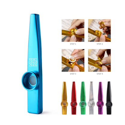 Metal Kazoos Instrument - Gold