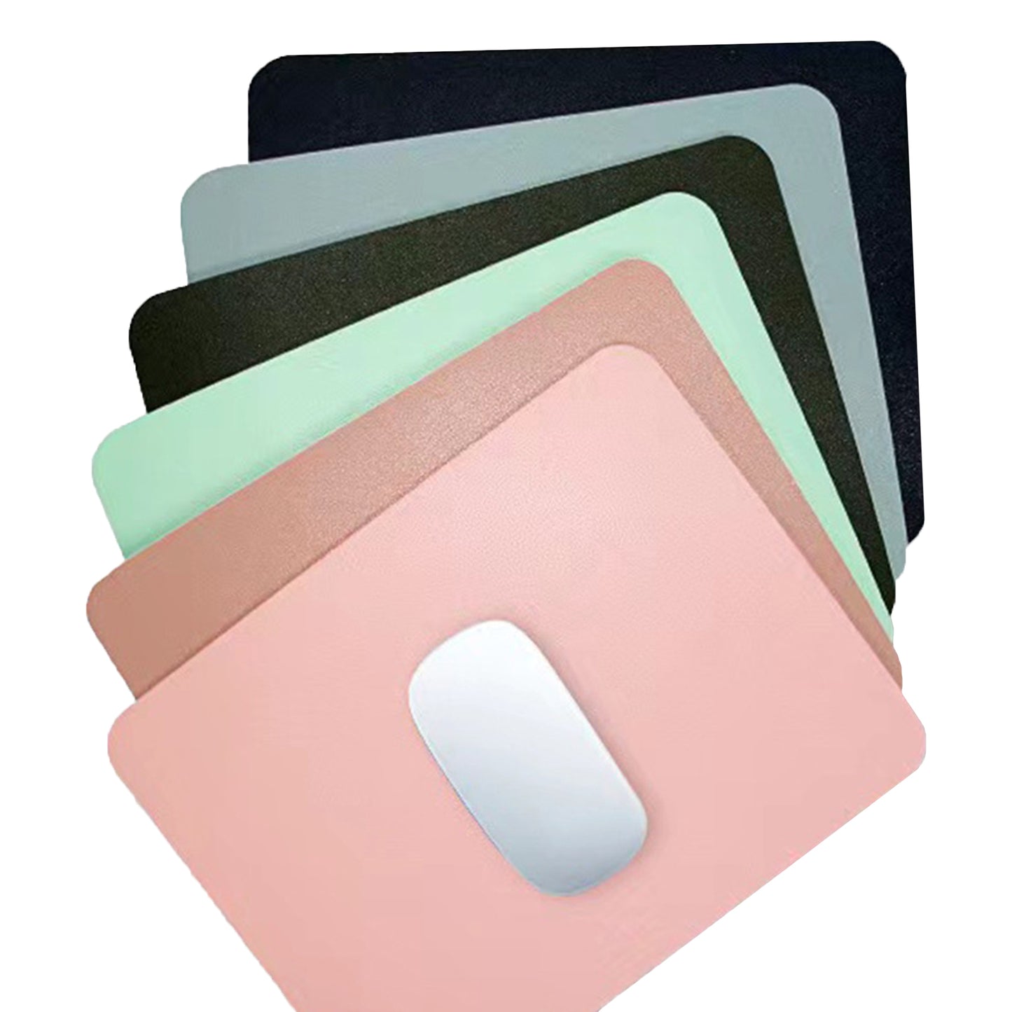 Square Anti-Slip Mouse Pad - Black