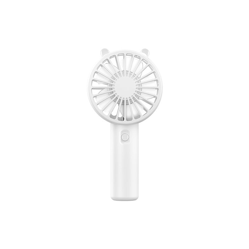 Cute Portable Handheld Fan USB Interface - White