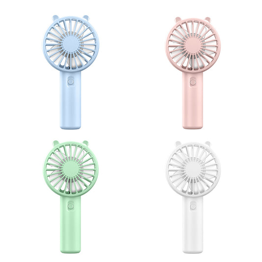 Cute Portable Handheld Fan USB Interface - White