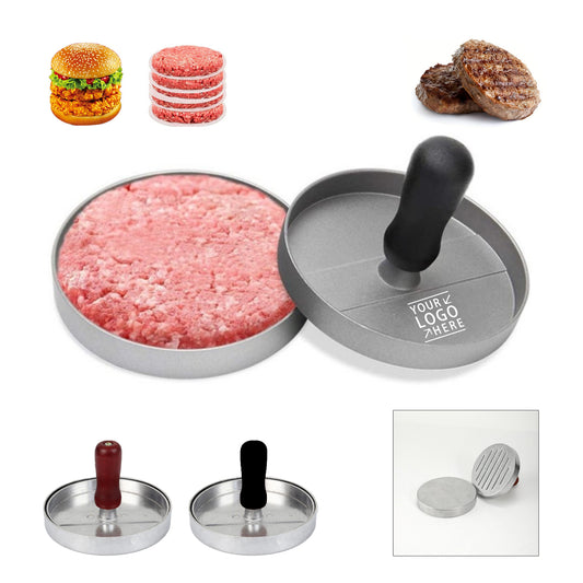 Food Grade Aluminum Burger Patty Press - Brown