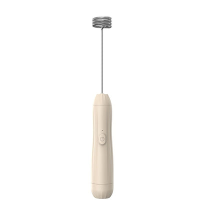 Battery type Electric Milk Frother - White