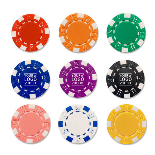 Custom Poker chip - Orange