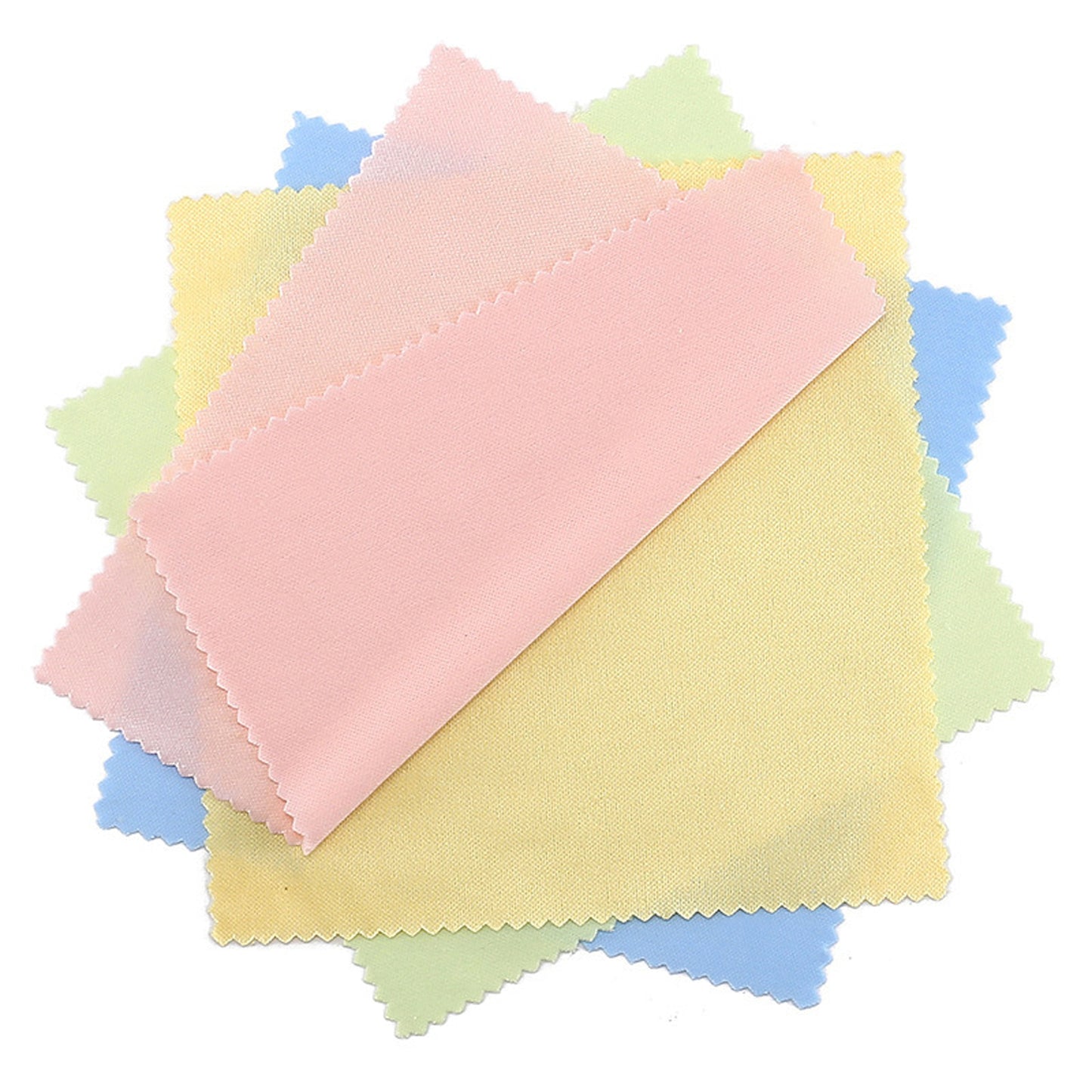 Premium 6" x 6" Microfiber Cleaning Cloth- 1-Color - Yellow