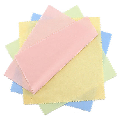 Premium 6" x 6" Microfiber Cleaning Cloth- 1-Color - Yellow