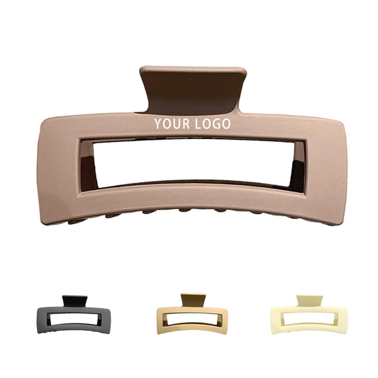 Rectangle Claw Clip - Khaki