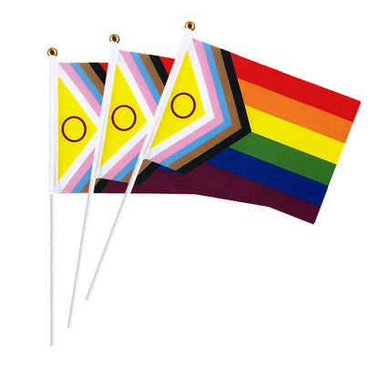 Handheld LGBT Flag - Colorful