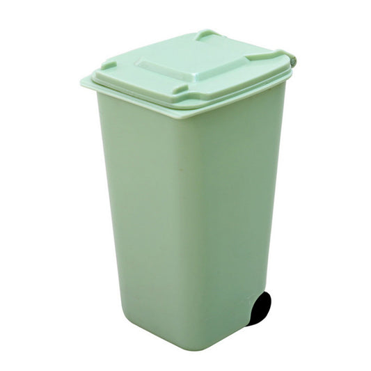 Mini Trash Can Storage Pen Holder