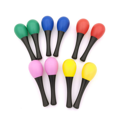 Plastic Hand-Held Sand Hammer/Maraca