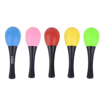 Plastic Hand-Held Sand Hammer/Maraca