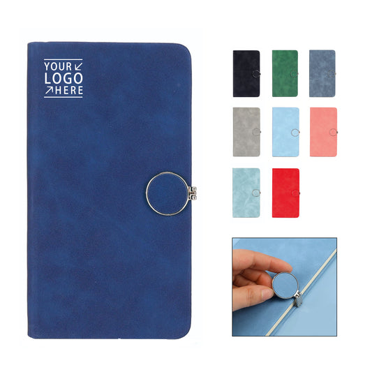 A6 Leather Magnetic Closure Notebook