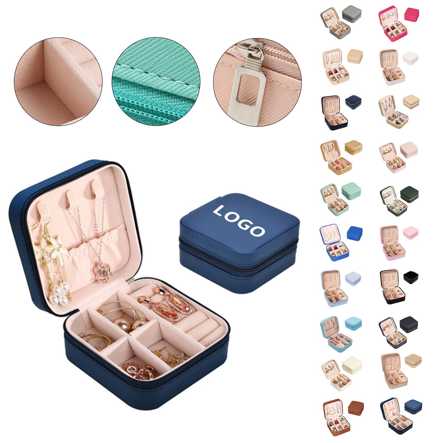 Portable Elegance Travel Jewelry Box