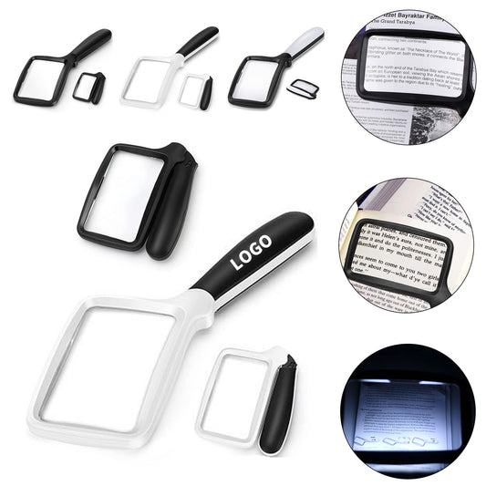 Portable Folding 3X Reading Magnifier - Black