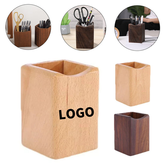 Versatile Wooden Desk Organizer - Brown
