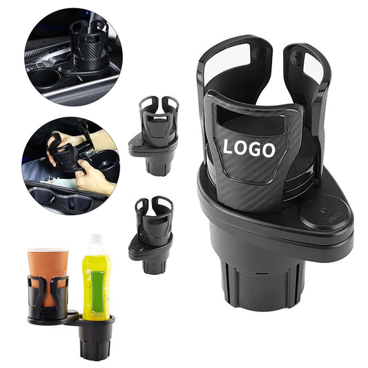 ABS Plastic Car Cup Holder Expander - Black