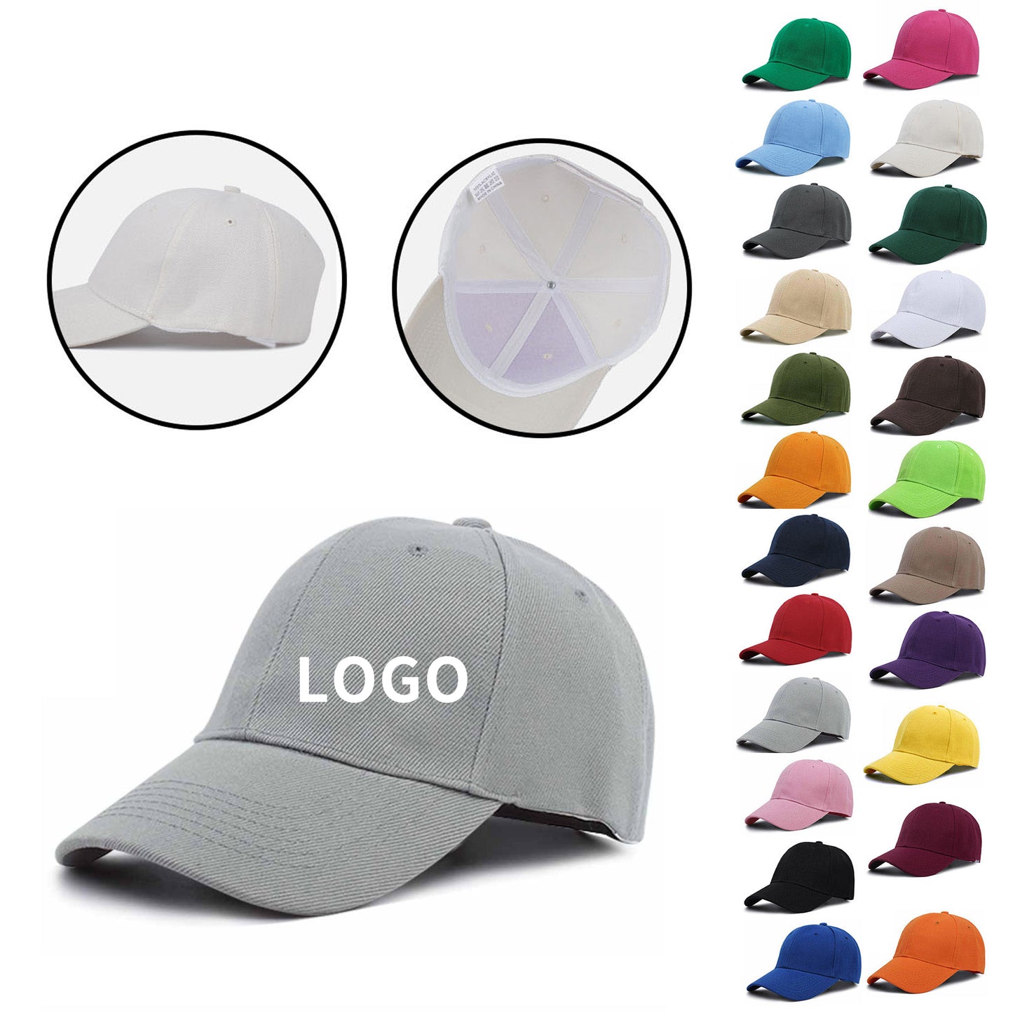 Polyester Cotton Baseball Cap