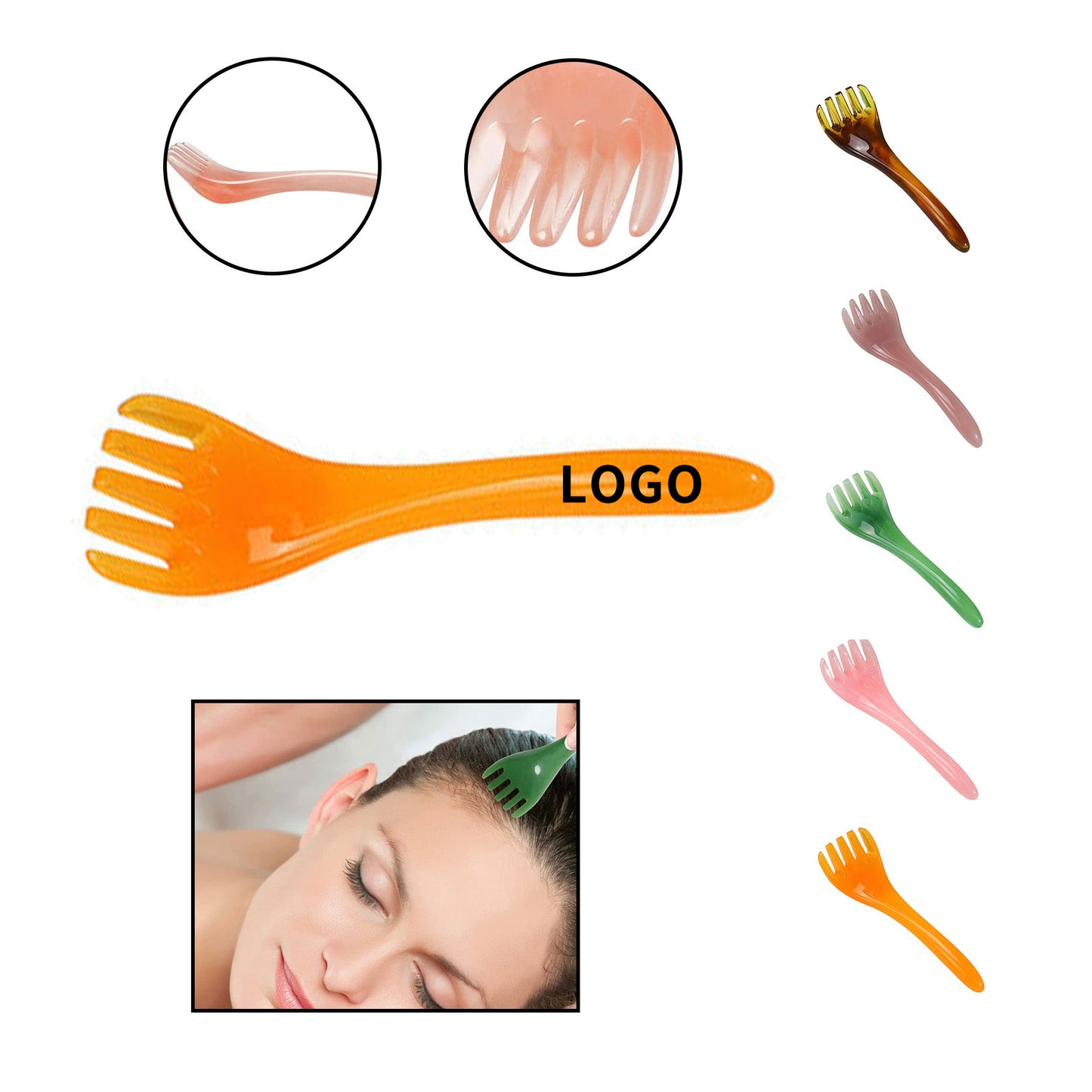 Scalp Resin Massager