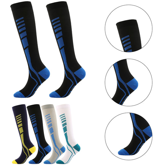 Comfort-Fit Performance Compression Socks - White