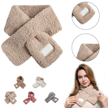 Elegant Men's Cashmere-Feel Grid Scarf